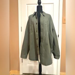 Levi's Men's Sherpa  Trucker jacket , khaki size Xl